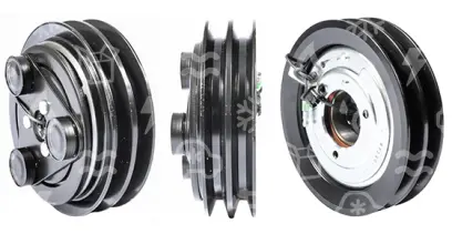 spojka pro kompresor ZEXEL TM13 / TM15, 2x13 mm, 24V, 132 mm